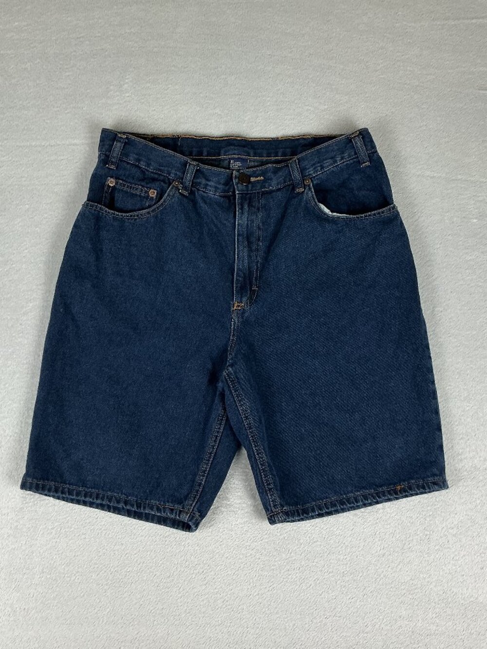 Route 66 Men's Denim Blue Shorts Relaxed Fit Size 34 100% Cotton.